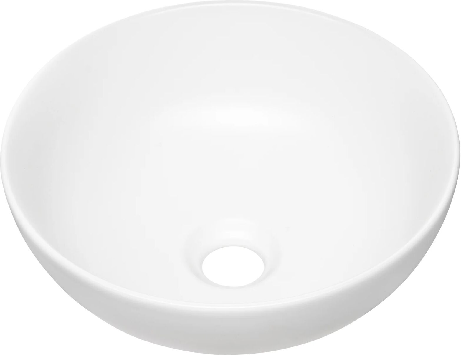 garneroarredamenti Lavabo bagno da appoggio ø32cm ceramica bianco Bollon