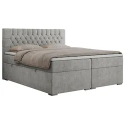 BOXBETT PERA 160/200 Hellgrau Struktur - H4