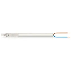 Wago 891-8992/205-802 konfektionierte Anschlussleitung,Eca,Stecker/offenes Ende,weiß 8918992205802