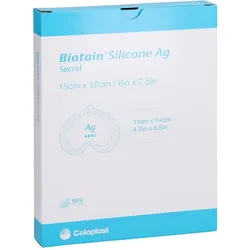 Biatain Silicone Ag Schaumverb Sakr klein 15x19 cm