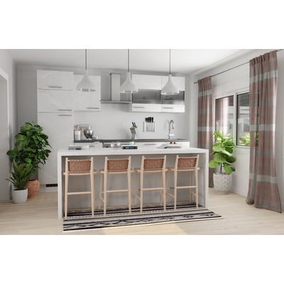Gardine HOMING "Kadin" Gr. 1, rosa (rosé), B:140cm H:245cm, Polyester, Gardinen, Gardine, Streifen, modern, Farbverlauf, Wohnzimmer, Schlafzimmer