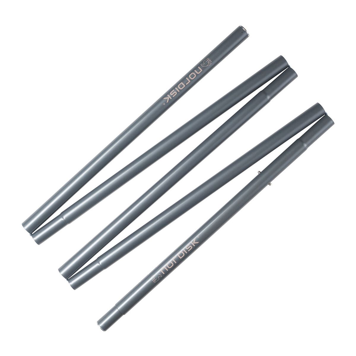 Nordisk Midgard 20 Inner Corner Spare Poles (2 Pcs) Steel gunmetal grey 10931029