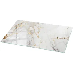 TISCHPLATTE 140x70 cm Eleganter Marmor mit Adern
