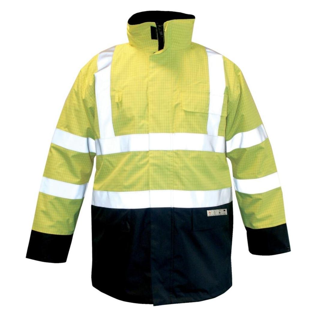 Magni M-Safe Multinorm Parka, Gelb-Blau, Grösse S (S) (8718249030154)