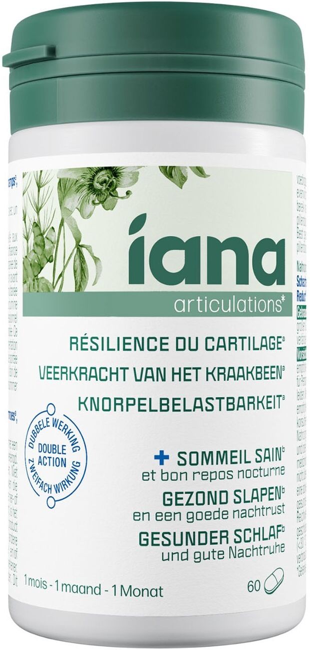 Iana Resilience Cartilage & Sommeil Sain 60 Comprimés