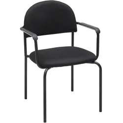 Besucherstuhl Diana II Schwarz