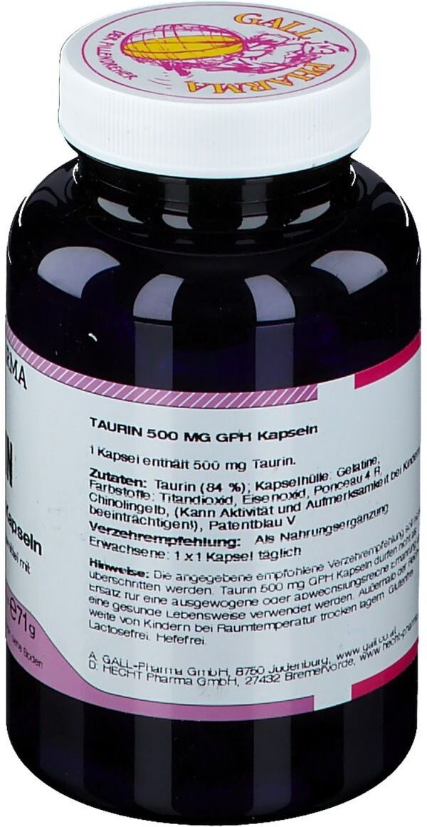 GALL PHARMA Taurin 500 mg GPH Kapseln 120 St