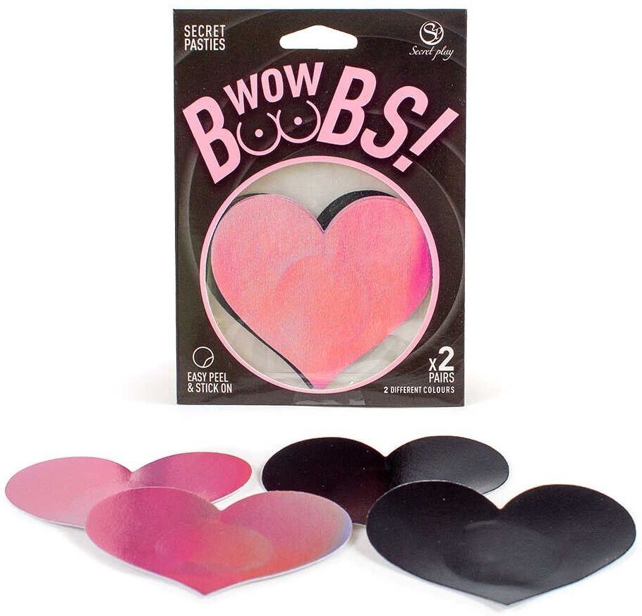 Secret Play WOW BOOBS ! Cache-tétons coeur
