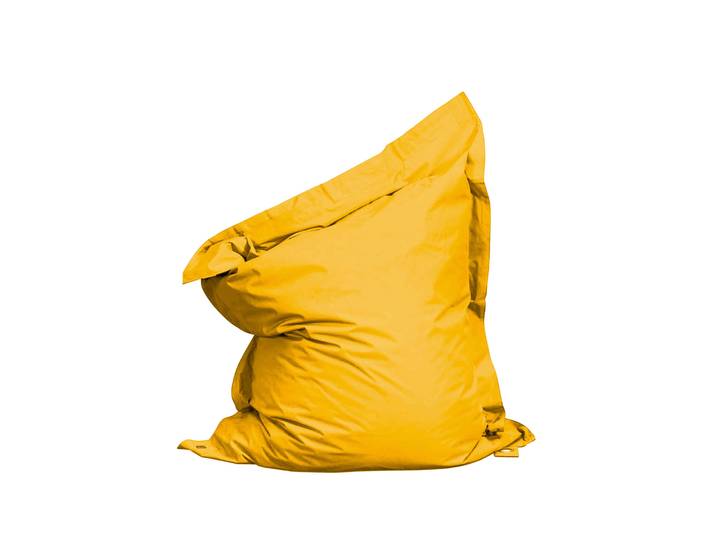 Oviala - Pouf extérieur XL imperméable coussin géant 140x120 cm