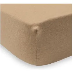 Jollein, Fixleintuch Babybett, Spannbettlaken Jersey 70/75x140/150cm - Hazel (140 x 70 cm)