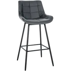 CLP Barhocker Weston Kunstleder   Farbe: grau, Material: Kunstleder