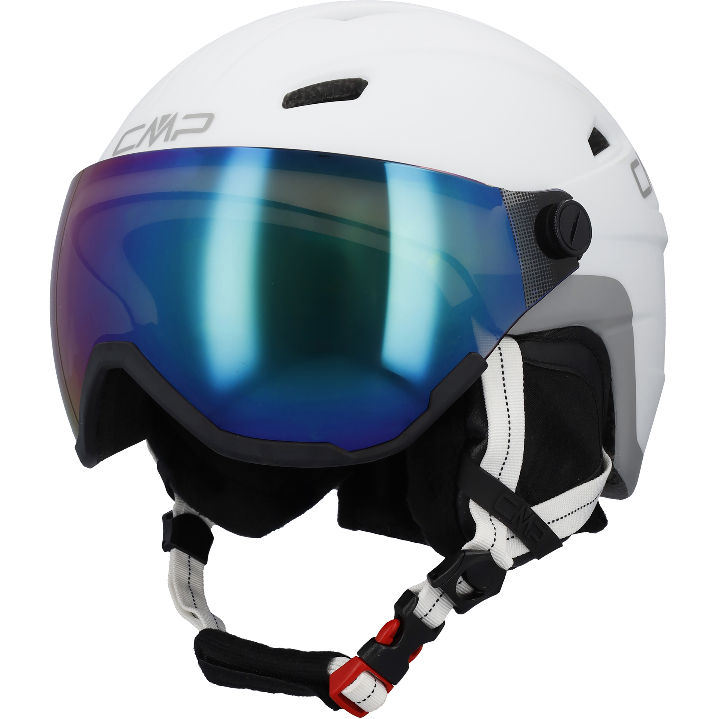 CMP WJ-2 Visier Kinder Skihelme weiss Größe 52-54CM Trekking