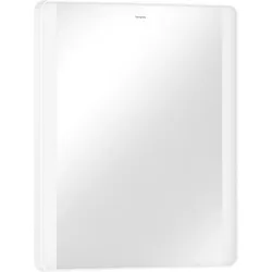 hansgrohe Xarita Lite Q Spiegel, vertikale LED-Belechtung, 600x30x700mm, IR Sensor, 54975700, Farbe: Mattweiß