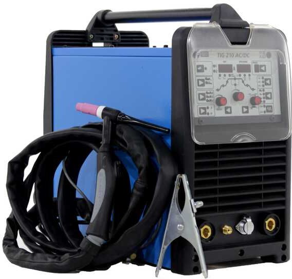 Awelco Tig 210 AC/DC - Saldatrice Inverter (TIG AC/DC, MMA), corrente alternata/continua (AC-DC)
