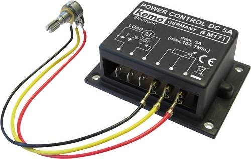 Kemo M171 Leistungsregler Baustein 9 V/DC, 12 V/DC, 24 V/DC