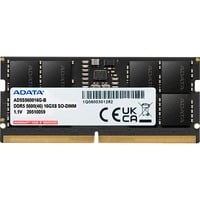 SO-DIMM 16 GB DDR5-5600 , Arbeitsspeicher schwarz, AD5S560016G-S, Premier Tray