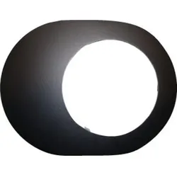 Rosette DS01 DN 130, schwarz