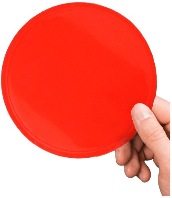 ART Disque rouge 15 cm à l'unité - Palet pour Big 4 150 cm
