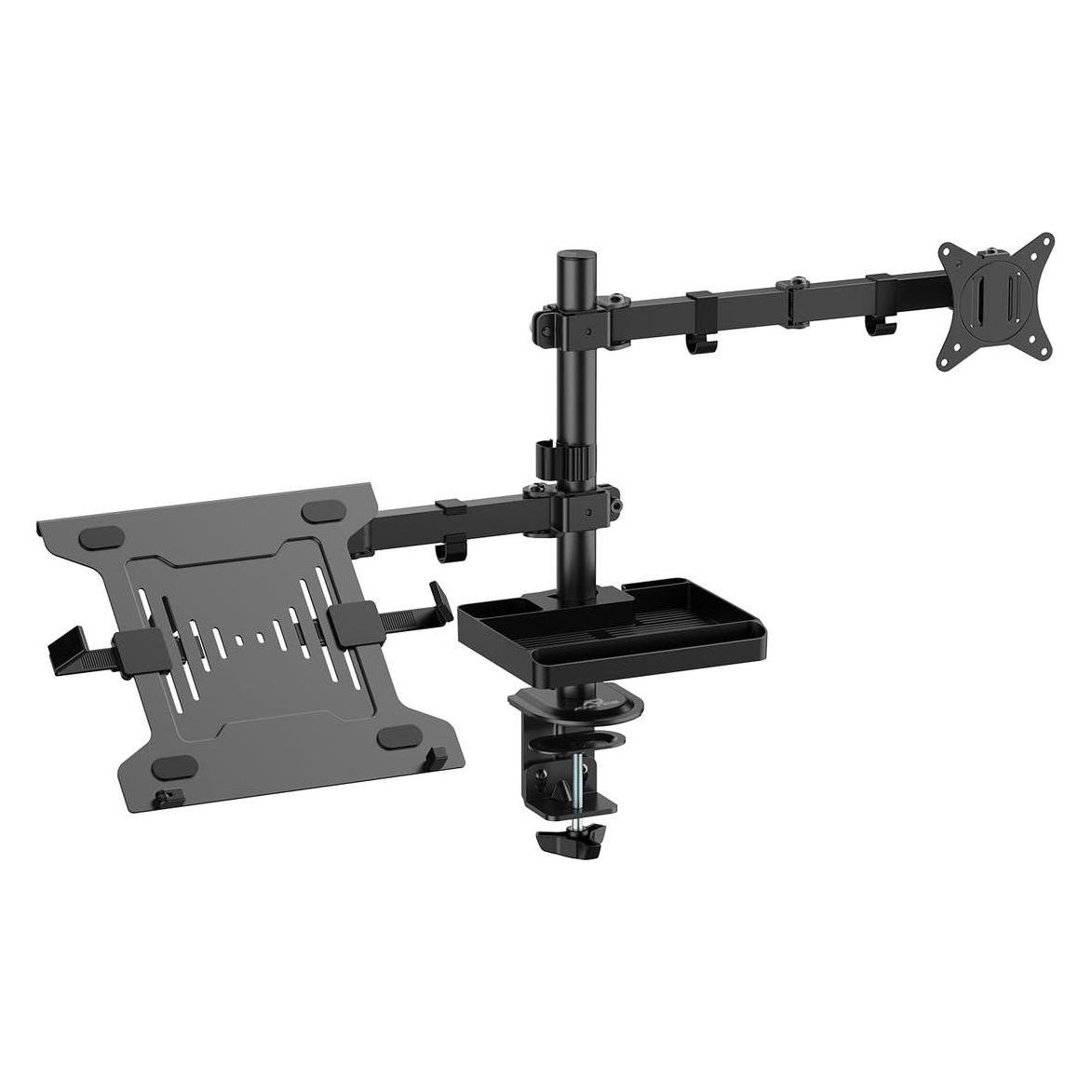 Advance Support Bureau 1 écran 32" + 1 PC portable 15.6 (Tisch, 32", 9 kg) (KNZADVADVARM13F)