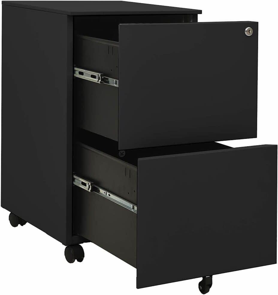 vidaXL Classeur mobile Anthracite 39x45x67 cm Acier