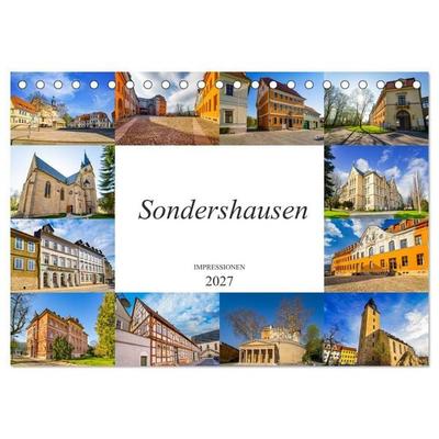 Sondershausen Impressionen (Tischkalender 2027 DIN A5 quer), CALVENDO Monatskalender