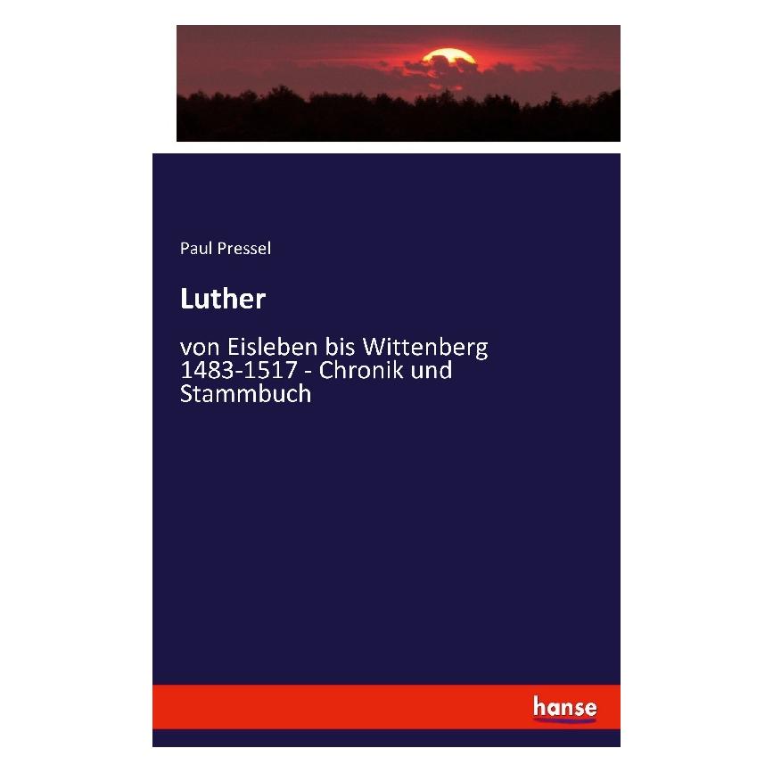 Hansebooks Luther (Deutsch, Softcover, Paul Pressel) (55882849)