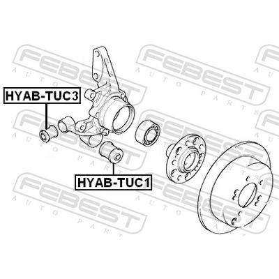 FEBEST Lagerung, Lenker hyabtuc3 vor der Achse für HYUNDAI