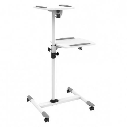 TECHly ICA-TB-TPM-6 Beamer-Rollwagen Neigbar Boden-/Deckenabstand (max.): 1100 mm Weiß