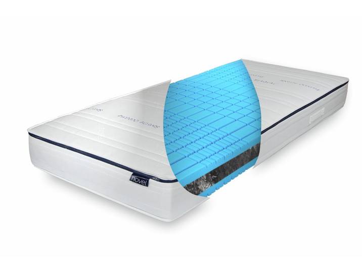 Novel Taschenfederkernmatratze EMOTION S 60 Hybrid, Weiß, Stoff