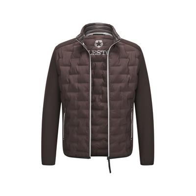 Blouson MILESTONE "MSNerano", Herren, Gr. 50, rotbraun, Jacken Blouson, mit einer matten Oberfläche
