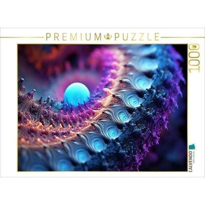 CALVENDO Puzzle Mandelbrot Fraktal 3D Interpretation | 1000 Teile Lege-Größe 64x48cm Foto-Puzzle für glückliche Stunden