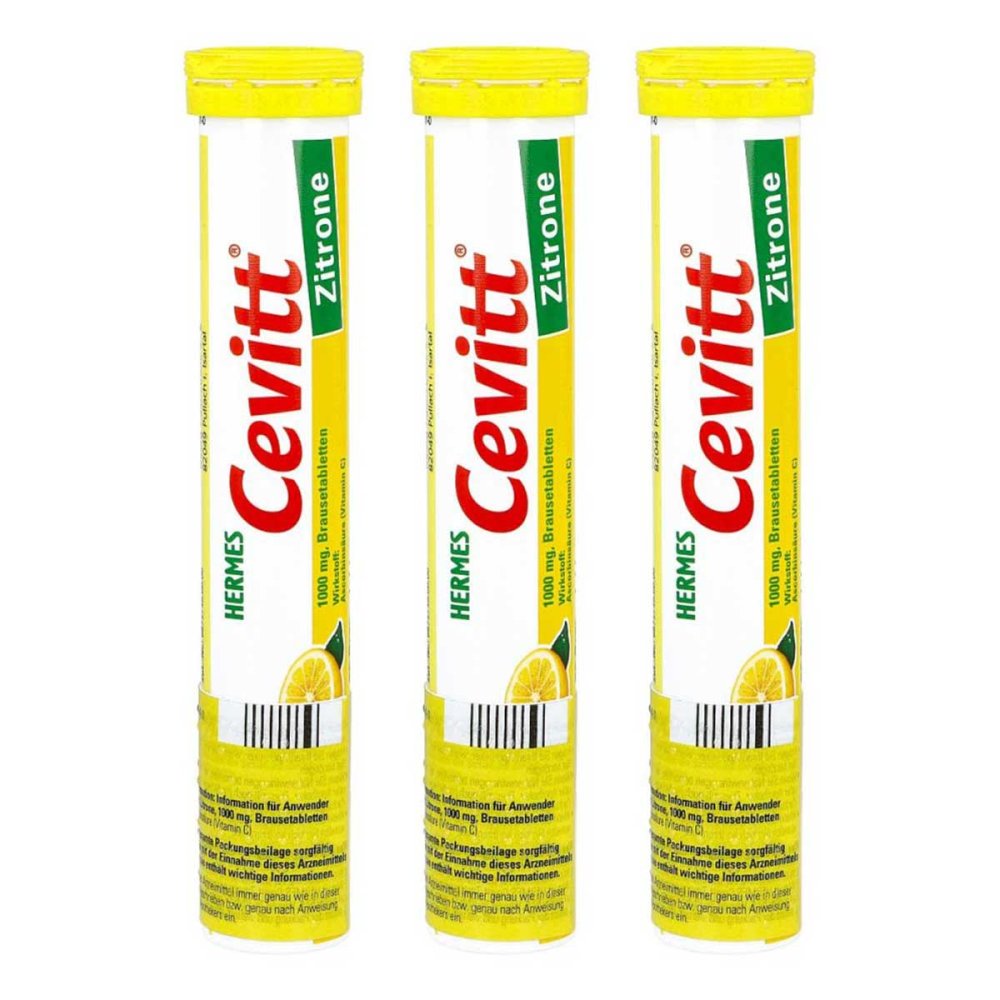 HERMES Arzneimittel GmbH Hermes Cevitt Brausetabletten Zitrone 08106045