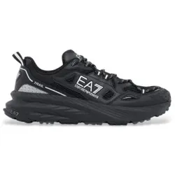 EA7 Unisex. 7X000602_AF10181 Trainer Ryze schwarz (42), Wohnung, Schnürsenkel, Lässig, Sportlich