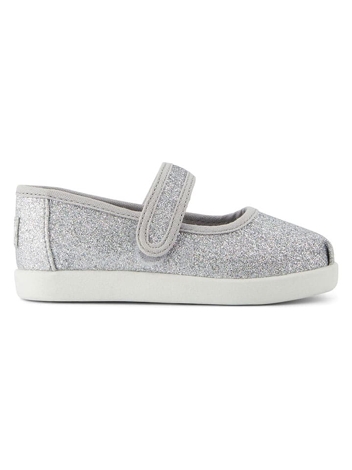 TOMS Spangenballerinas in Silber - 21