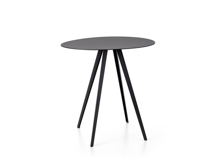Ablagetisch Agorà Segis schwarz, Designer Cisotti & Laube, 50x43 cm