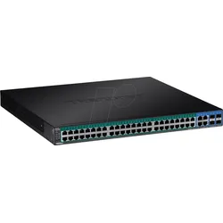 TRN TPE-5240WS - Switch, 52-Port, Gigabit Ethernet, PoE+, 4x RJ45/SFP