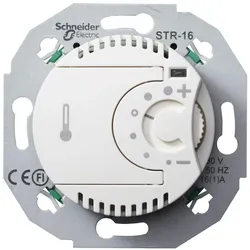 Elso WDE011622 Elektronischer Temperatur- Regler mit Zentralplatte weiss RENOVA