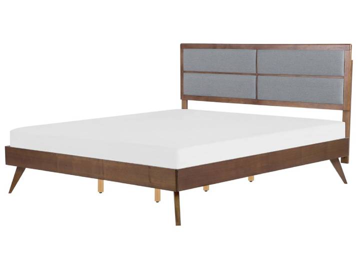Lit double en bois marron 180x200