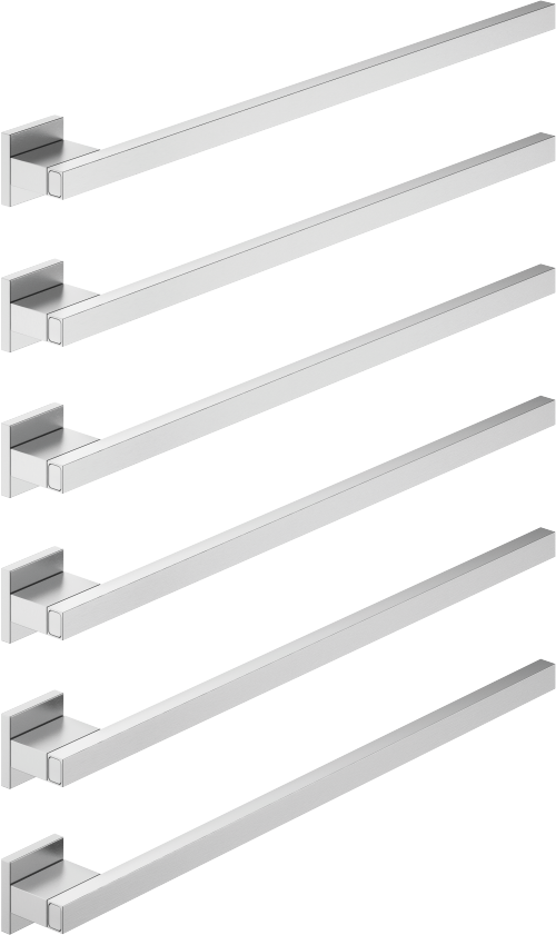 Sèche-serviettes mural Dornbracht 83316980-93, chrome brossé