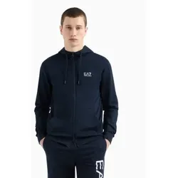 EA7 für Herren. 7M000568_AF13512 Kapuzensweatshirt Logo Series navy (XXS), Lässig, Sportlich, Baumwolle, Multisport, Marine
