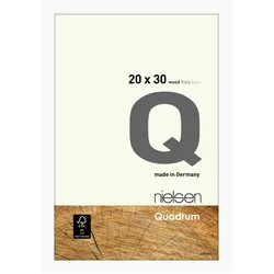 Nielsen Bilderrahmen Quadrum Holz Weiß / 20 x 30