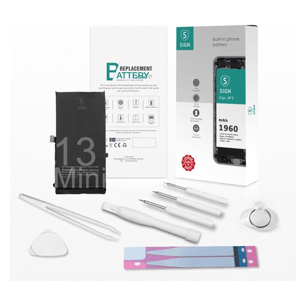 SIGN Complete Battery Replacement Kit - iPhone 13 Mini (SN-IP13MBATT)