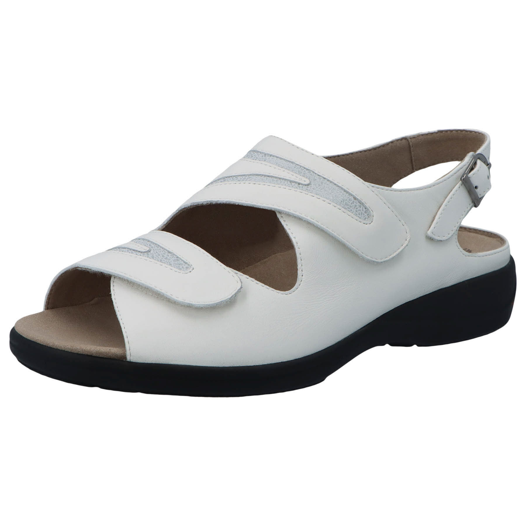 Solidus Komfort Sandalen für Damen in weiß weiß 286-10-00391