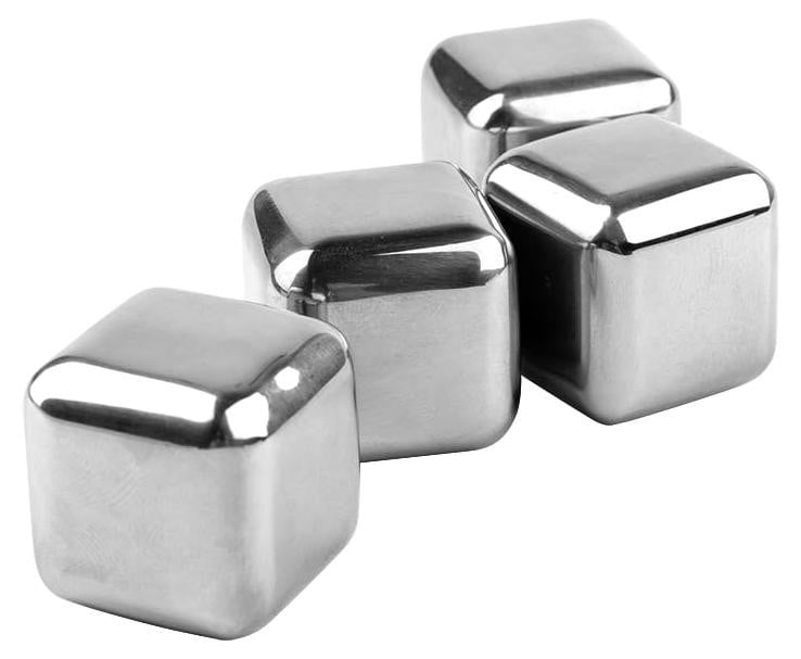 Dripio Herbruikbare RVS ijsblokjes, set van 4