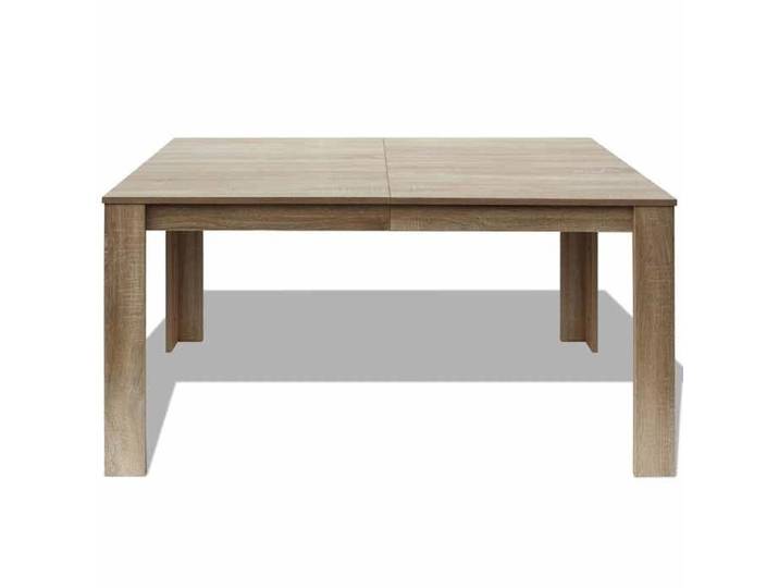 Promo“Table à Manger Chêne 140 x 80 x 75 cm en bois d'ingénierie avec entretien facile pour Salle à Manger et Cuisine 305423