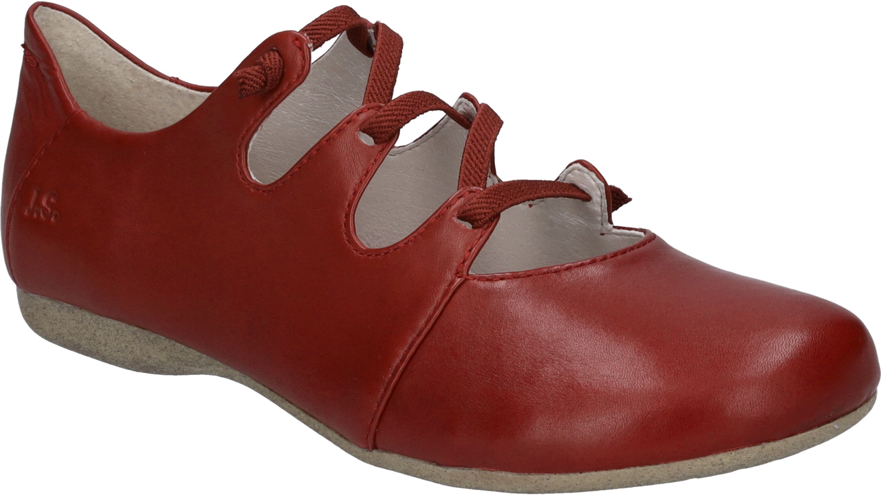 Slipper JOSEF SEIBEL "Fiona 04, rubin", Damen, Gr. 45, rot (rubin), Obermaterial: 100% Rindsleder Leather cow., Schuhe Slipper