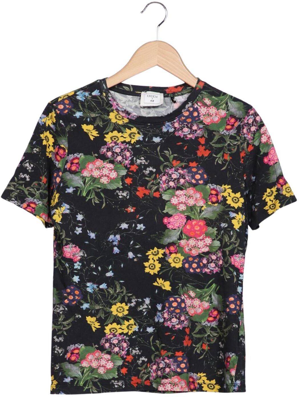 Erdem x H&M Damen T-Shirt, Mehrfarbig, Gr. S, Baumwolle - Second Hand