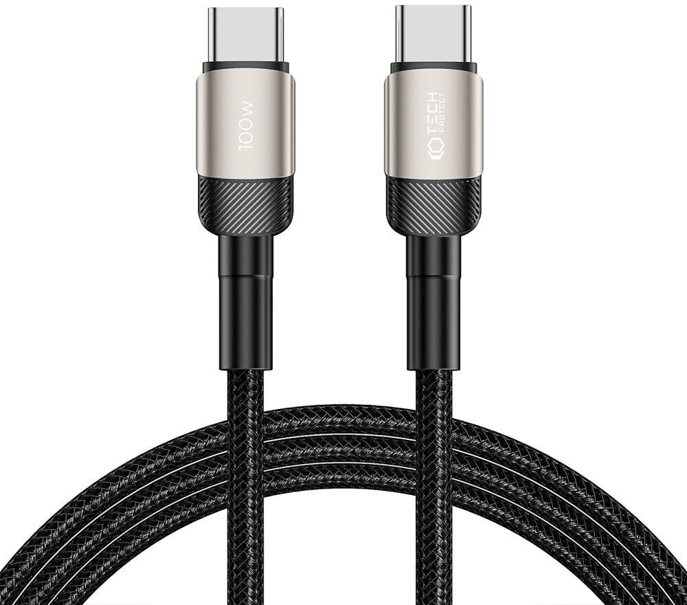 Tech-Protect Ultraboost Evo USB-C til USB-C Kabel 1000W/5A 2m - Titanium