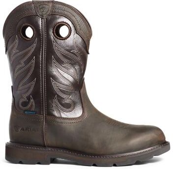 Ariat Groundwork WST H2O - Mens 11 Brown Boot E2