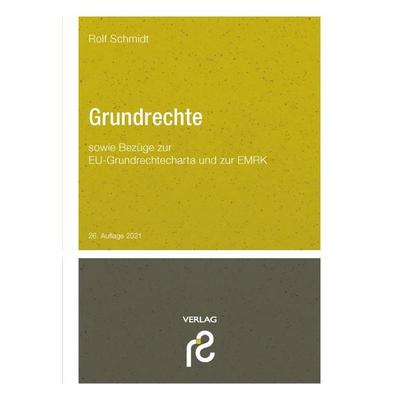Grundrechte, Taschenbuch von Rolf Schmidt, Schmidt, Rolf, 978-3-86651-244-3
